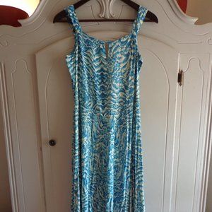 Sundance Heart of the Ocean Dress S Blue Print